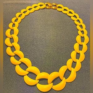 Napier Yellow Chain Necklace